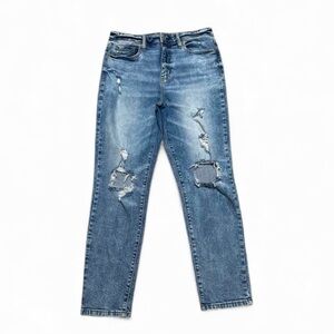 EUNINA Tobi Super high rise Mom jeans ankle size 9/29